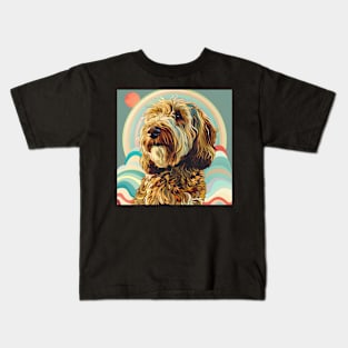 Otterhound in 70's Kids T-Shirt